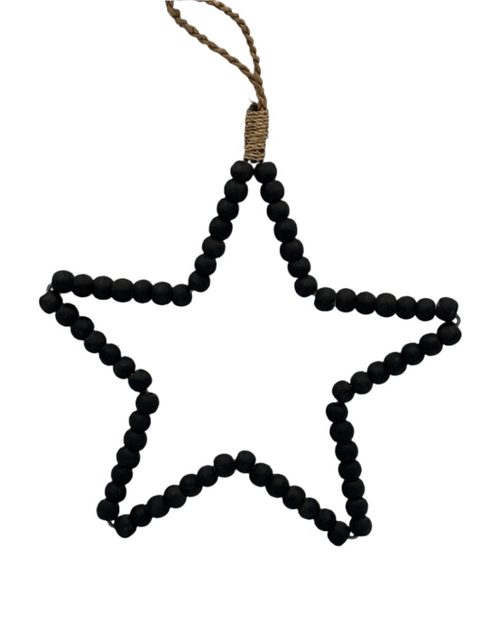Boho Beaded Star Wall Hanger