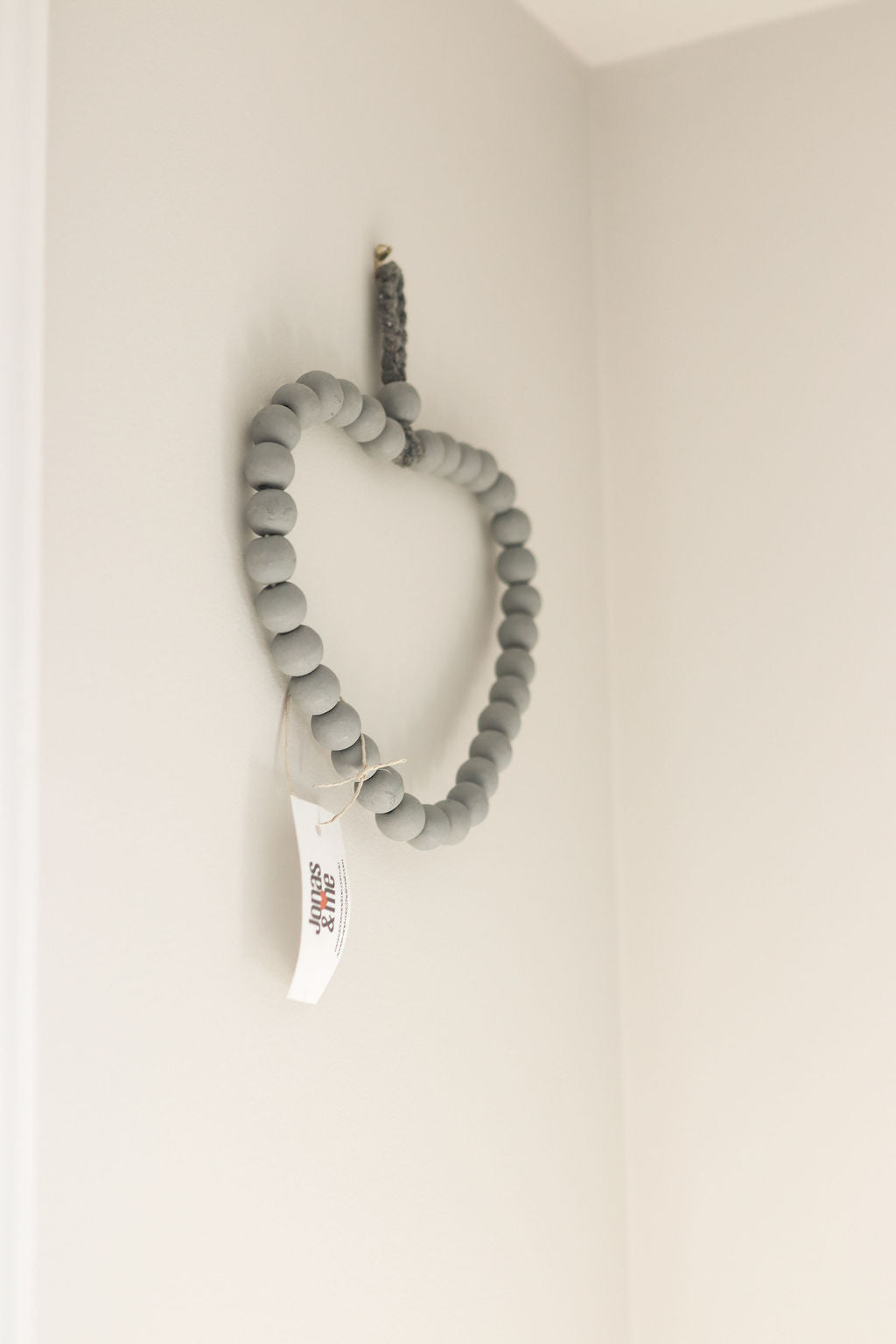 Boho Beaded Heart Wall Hanger