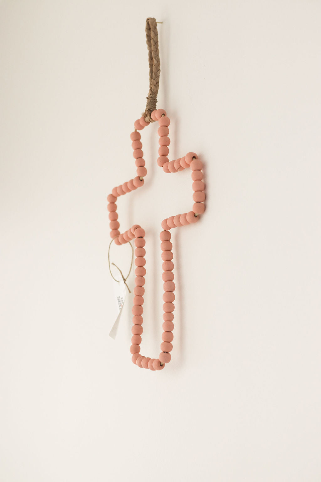 Boho Beaded Cross Wall Hanger