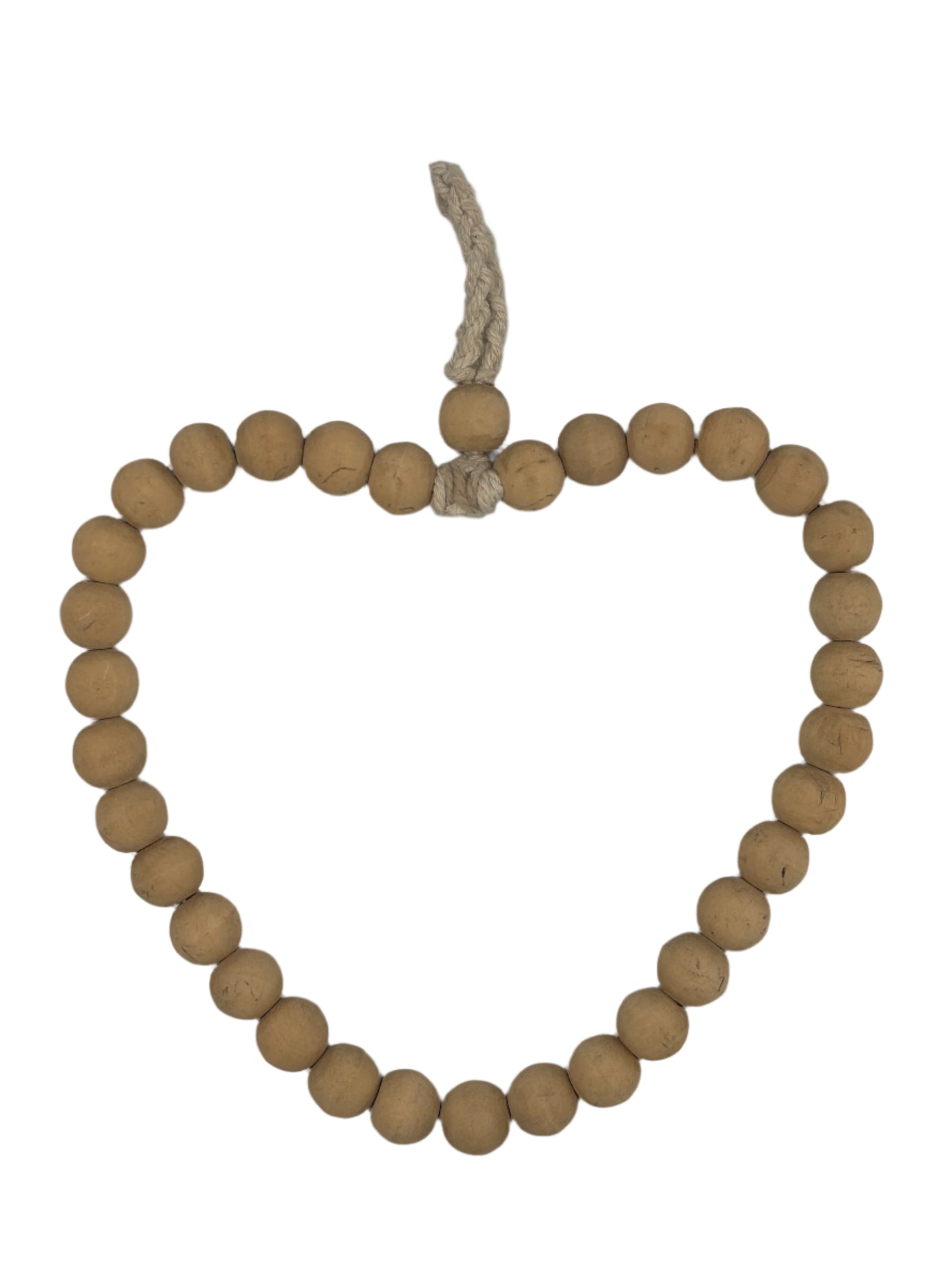 Boho Beaded Heart Wall Hanger