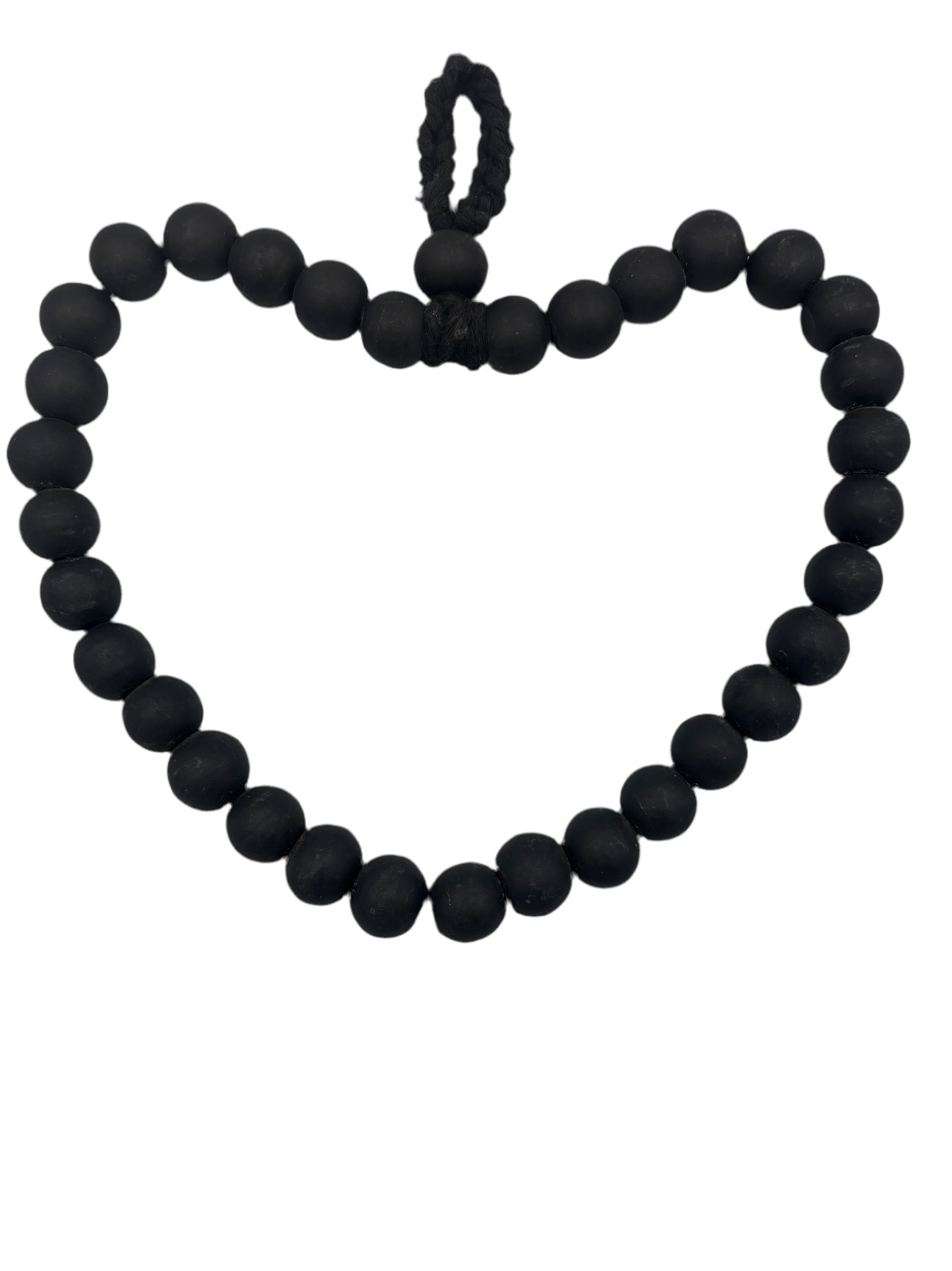 Boho Beaded Heart Wall Hanger