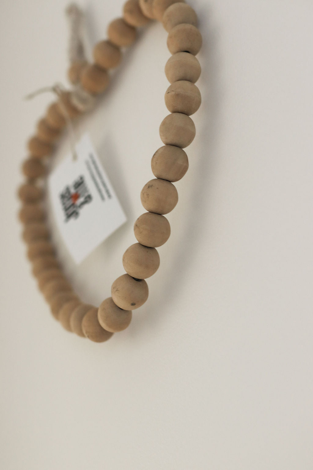 Boho Beaded Heart Wall Hanger