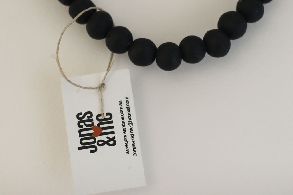 Boho Beaded Heart Wall Hanger