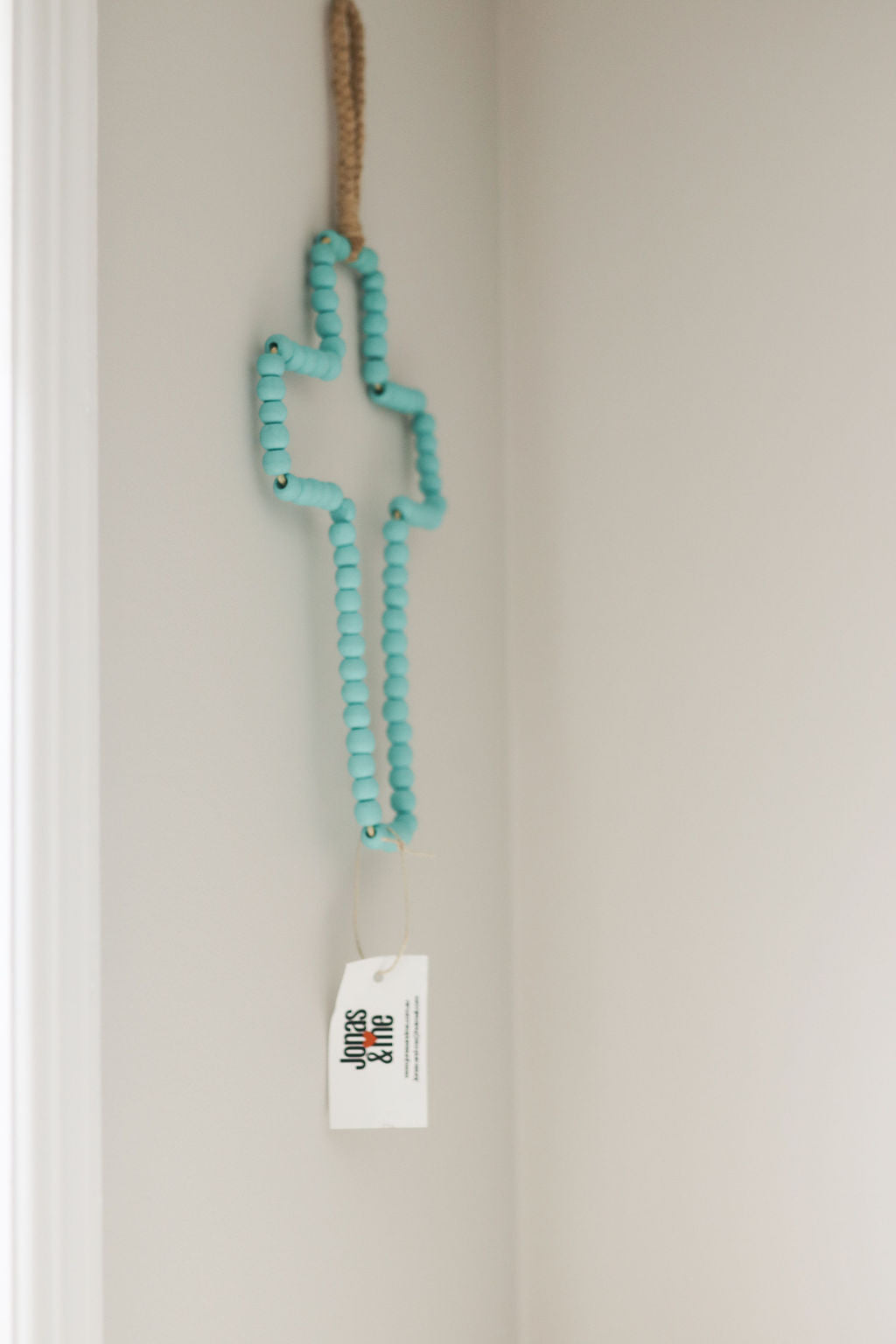 Boho Beaded Cross Wall Hanger